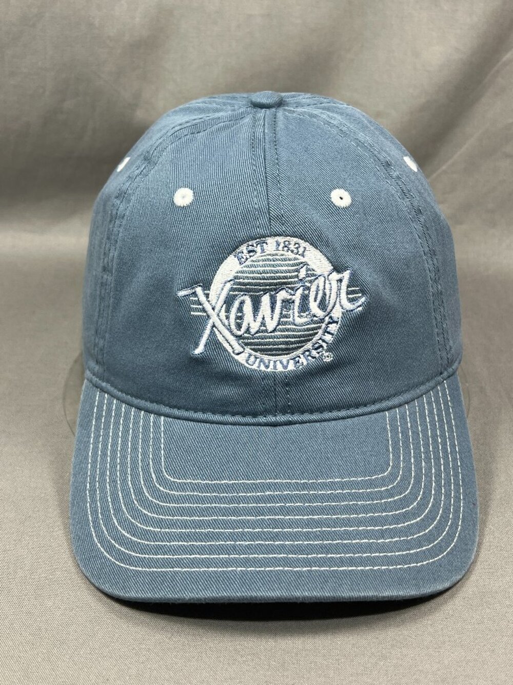 Xavier University The Game Strapback Hat Blue Floral Under Bill Dad Cap Ladies